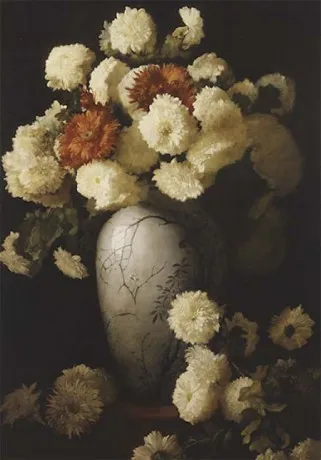 В. Д. Сверчков (1821–1888). Натюрморт (Цветы). 1867. Дерево, масло. 77 х 49,5