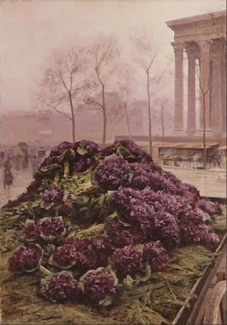 И. Е. Крачковский (1854–1914). Фиалки из Ниццы. 1902. Холст, масло. 97 х 77