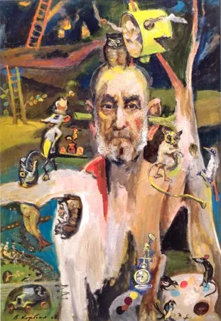 Автопортрет «Воспоминания о Босхе». 2008. Холст, масло. 105х73