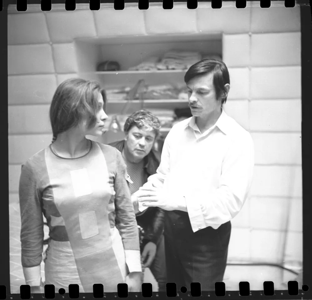На съемках фильма «Солярис». 1970–72. Фотограф Владимир Мурашко (Киноконцерн «Мосфильм»)