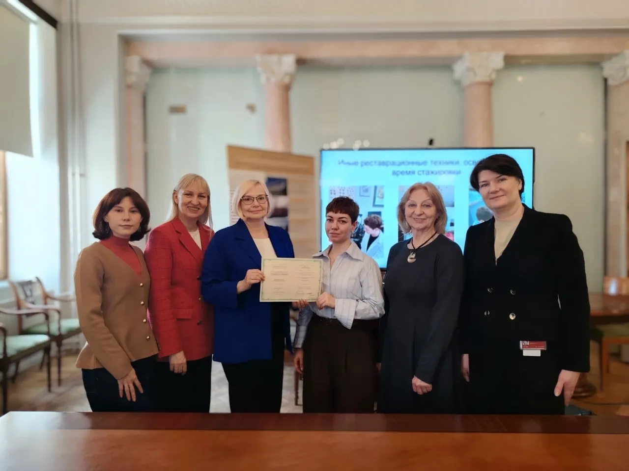 В Русском музее прошли индивидуальные стажировки в рамках реализации проекта «Национальная школа реставрации»