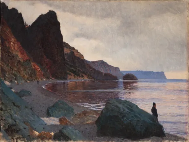 Близ Георгиевского монастыря. Крым. Конец 1880-х–1890-е. Холст, масло.