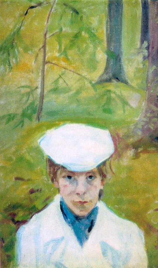 М.В. Матюшин. Портрет Елены Гуро. 1910. ГРМ