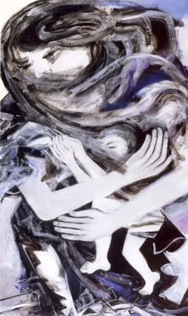 Агарь. 1996. Холст, акрил. 152,5 х 91,5.