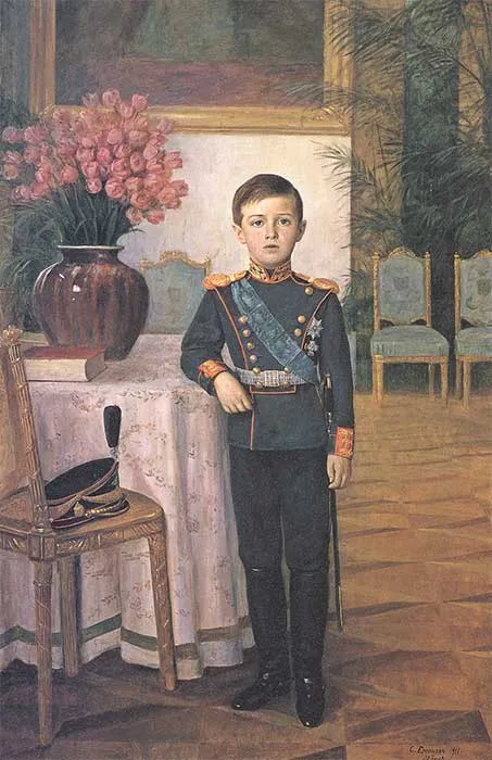 С. Егорнов. Портрет наследника Алексея Николаевича. 1911. Холст, масло.