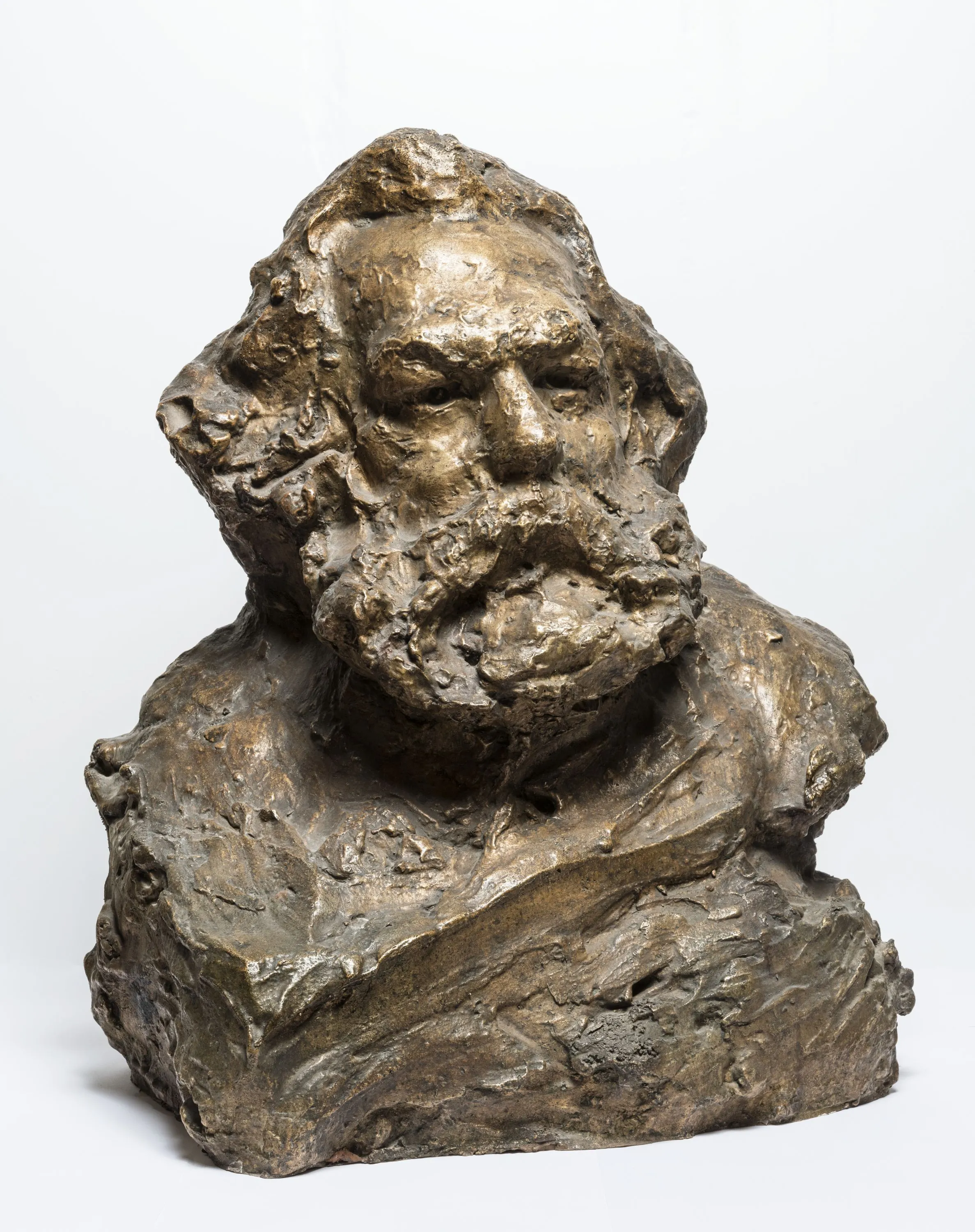 Анна Голубкина. Карл Маркс. 1905. Бронза. 57 х 46 х 38. ГРМ.