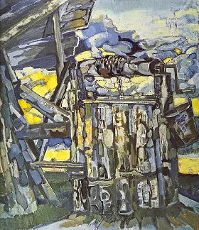 Колодец. 1995-1999. Холст, масло. 200 х 200