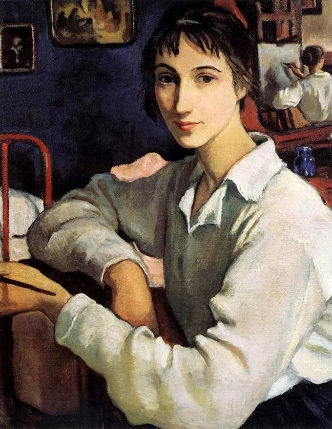 З. Е. Серебрякова. Автопортрет. 1922. Холст, масло. ГРМ