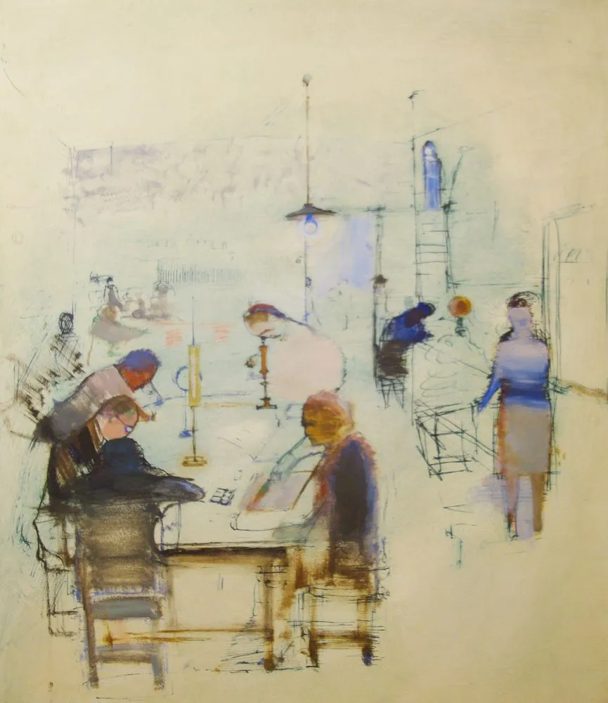 Лабас А.А. Лаборатория. 1928