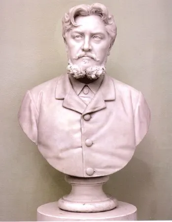 Портрет П.Ю. Сюзора. Начало 1890-х. Бюст. Мрамор. 74х52х31