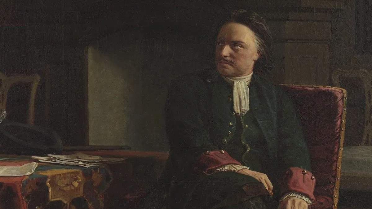 Петр I допрашивает царевича Алексея в Петергофе. Ге Н.Н. 1872