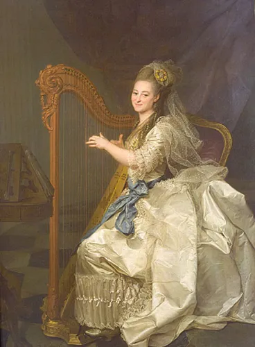 Портрет Г. И. Алымовой. 1776. Холст, масло. 183 х 142,5.
