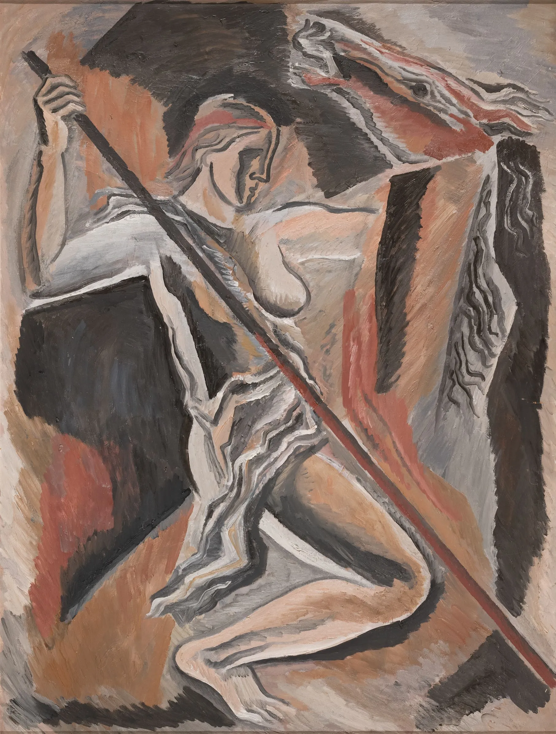 Э. Жаренова. Амазонка. Холст, масло. 1979. ГРМ