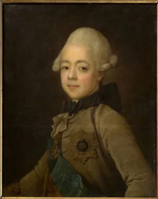 Ж.-Л. Вуаль. Портрет великого князя Павла Петровича. После 1771. Холст, масло. ГРМ