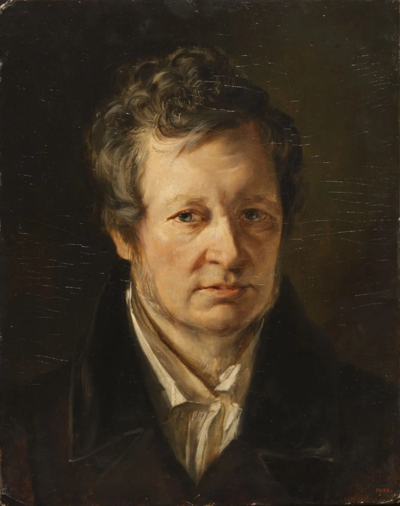 Орест Кипренский. Портрет Алексея Романовича Томилова. Не позднее 1828. Картон, масло.