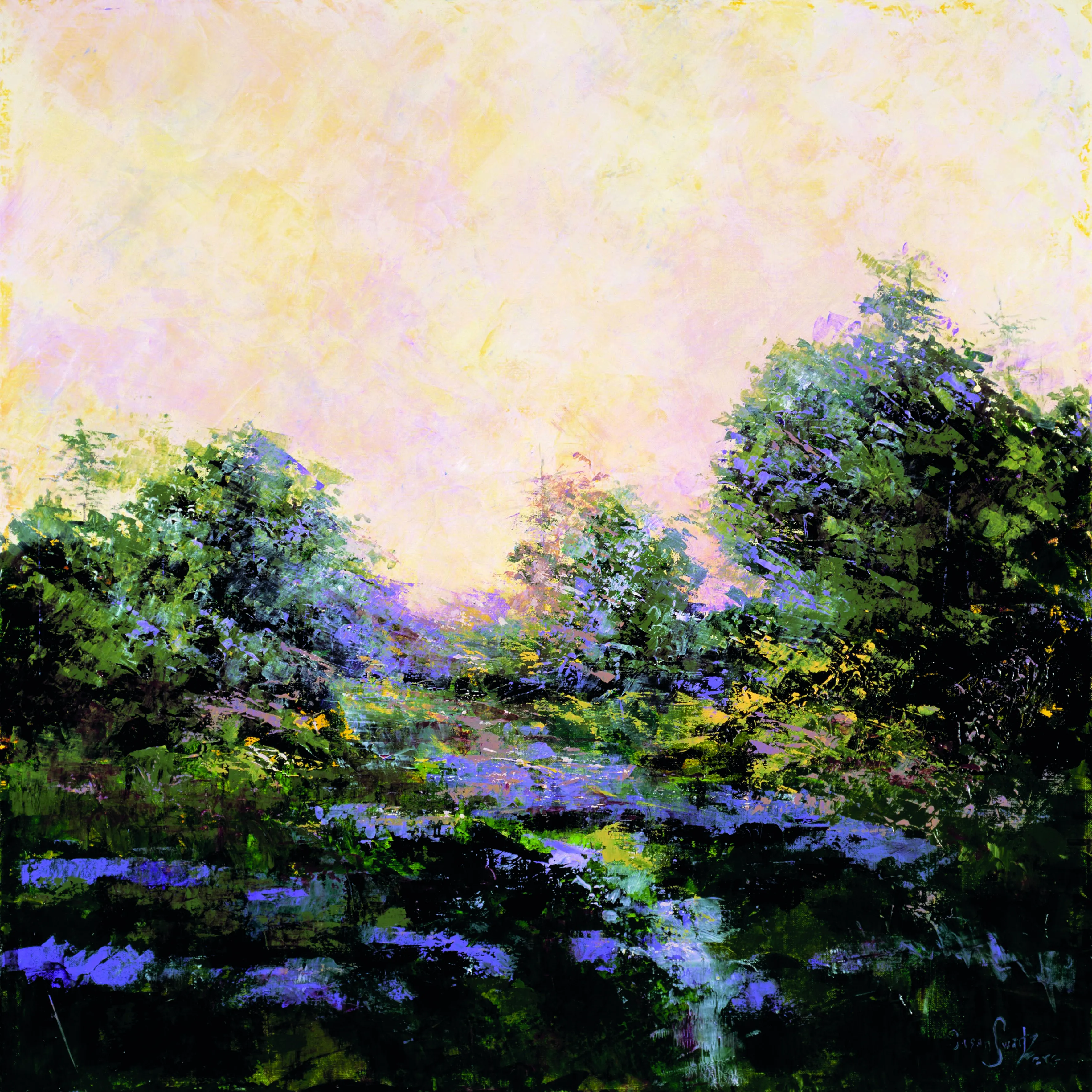 Сьюзан Сворц. Полуденные тени. 2006. 76 х 76.