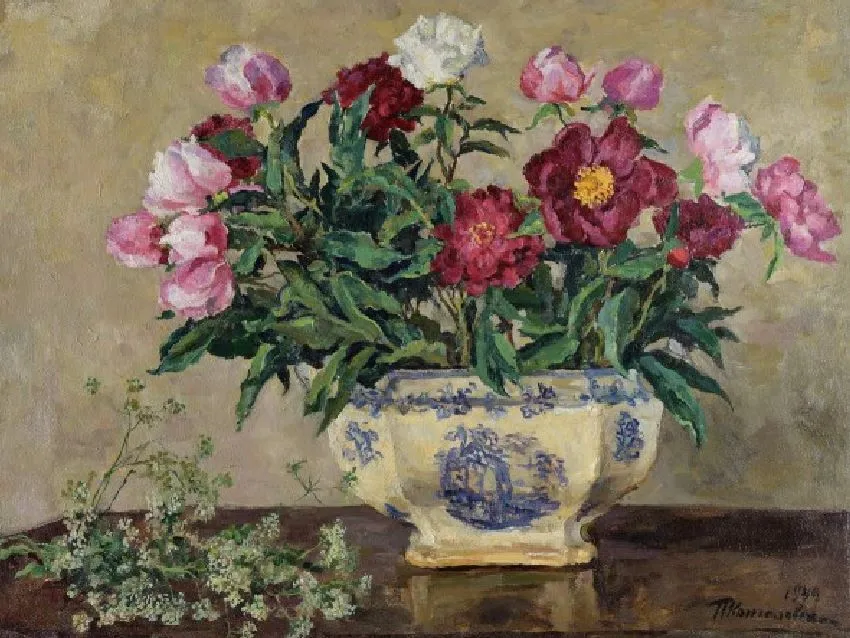 Мастер-класс «Натюрморт с цветами в духе работ П. П. Кончаловского»
