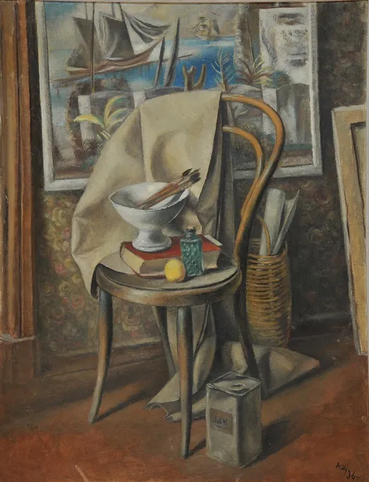 А.Шевченко. Натюрморт со стулом. 1936. ГРМ