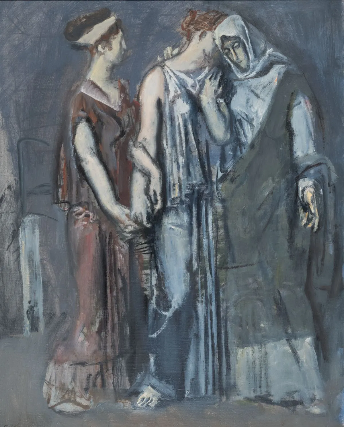 Е. Моисеенко. Антигона. Холст, масло. 1977. ГРМ