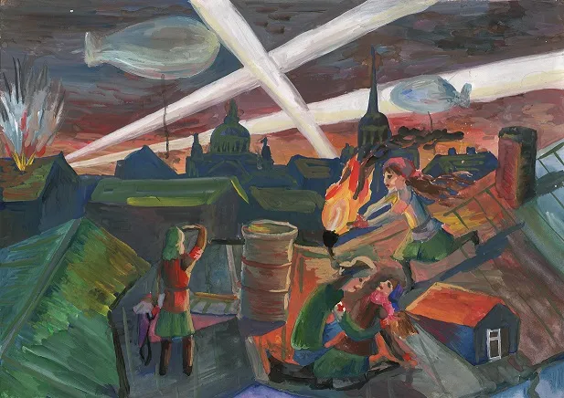 Романова Ирина 12 лет. Дежурство на крышах. 2010
