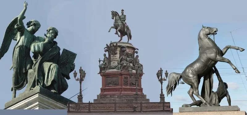 Скульптура середины XIX века (Клодт, Витали)