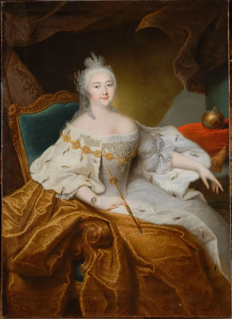 Г.Х.Гроот. Портрет императрицы Елизаветы Петровны. Около 1744. ГМЗ "Гатчина" 