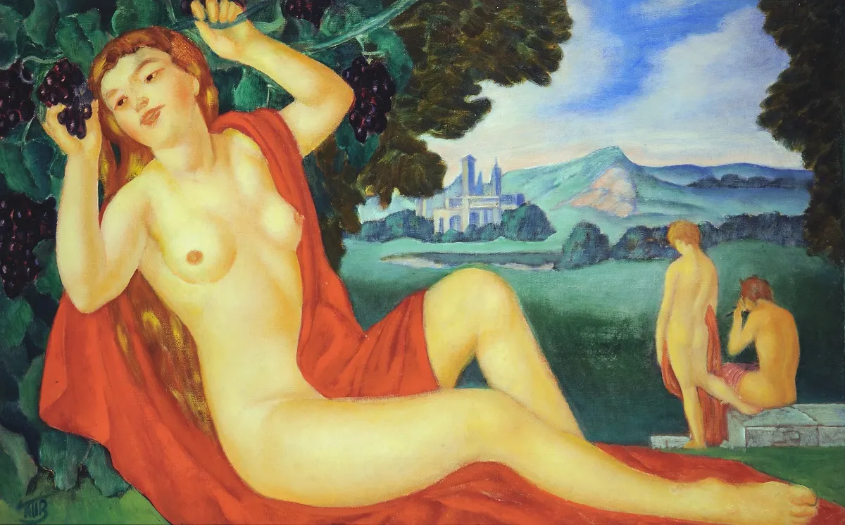 К.С.Петров-Водкин. Вакханка. 1912.