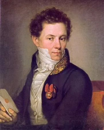 Неизвестный художник первой четверти XIX века. Портрет неизвестного с письмом в руке. Вторая половина 1810-х - первая половина 1820-х. Холст, масло. 60х50,2