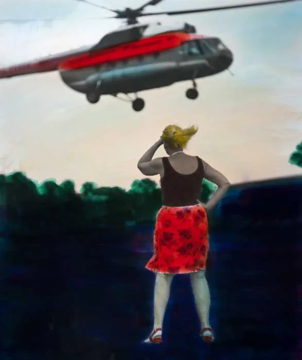 Марьяшин Арнольд. Женщина и вертолет. 2013