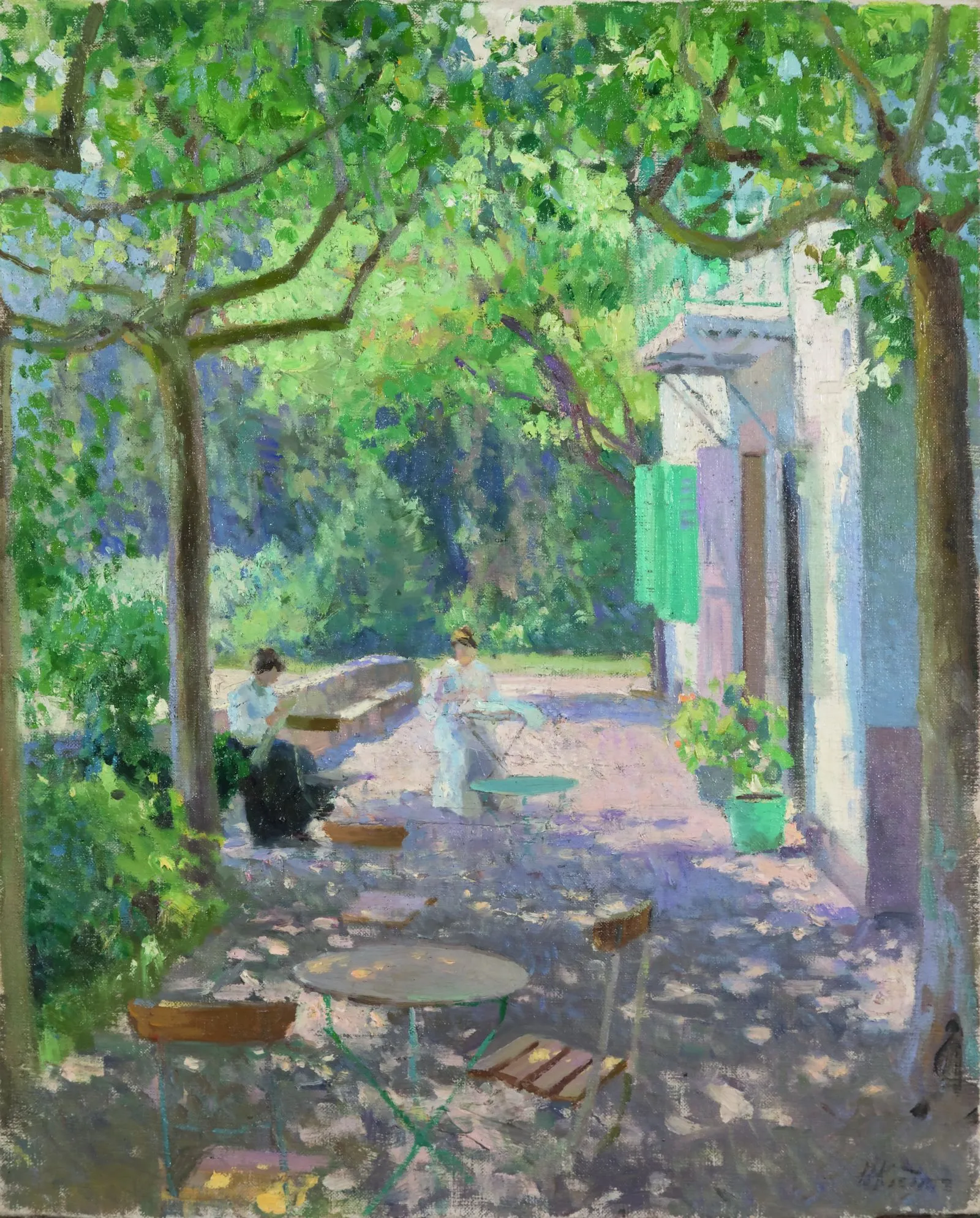 Николай Александрович Клодт. Солнечный этюд.Конец 1900–1910-е. Холст, масло.