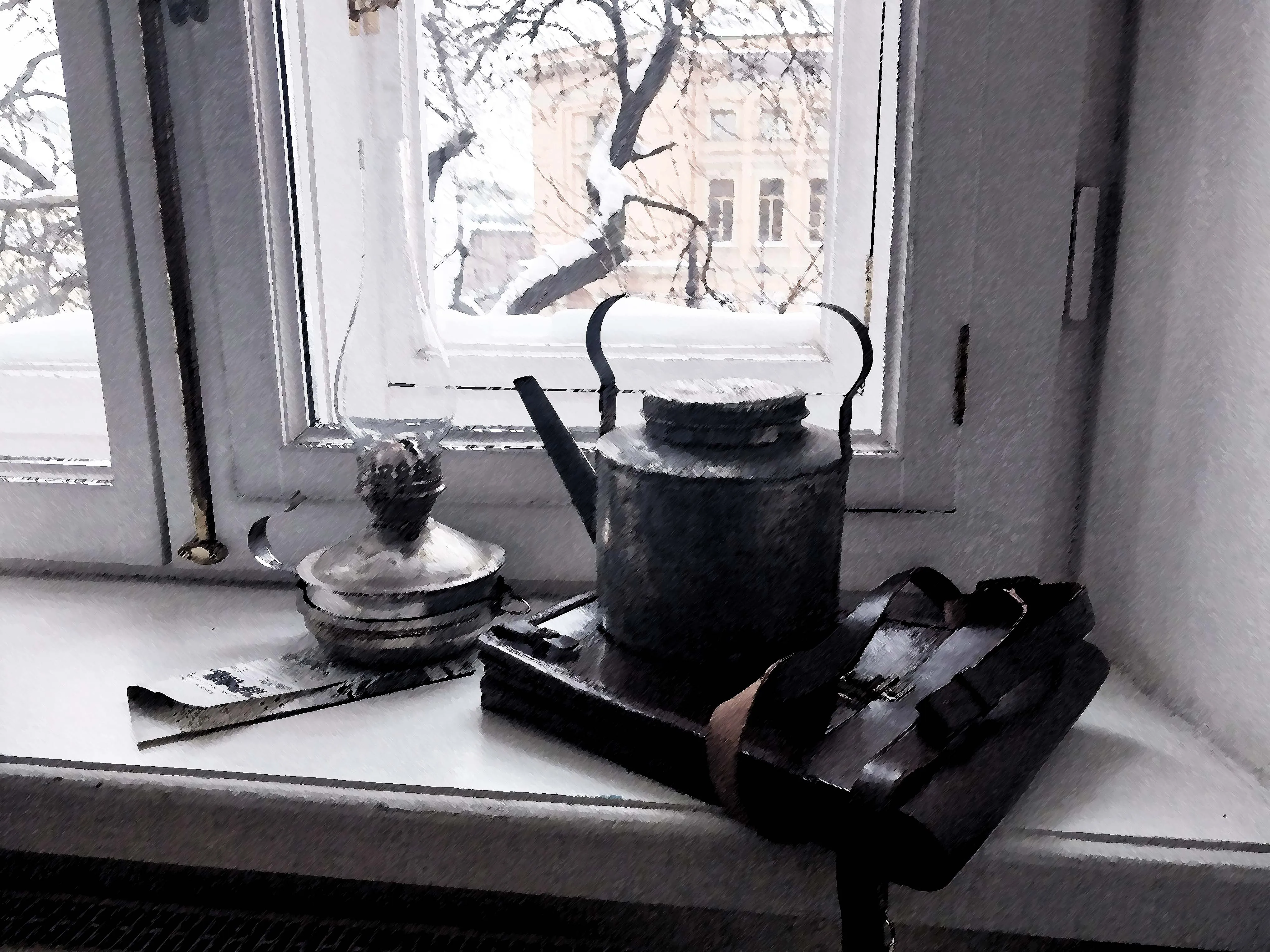 Мастер-класс по живописи акварелью «Ленинградский натюрморт. Этюд»