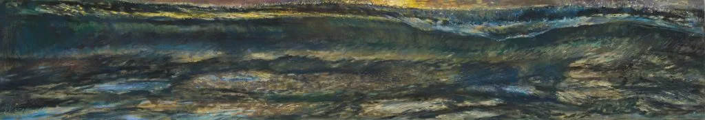Предел. Холст, пастель. 2013. 35х210