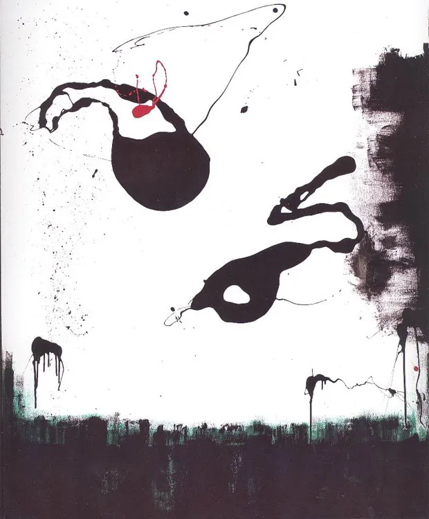 Танец теней № 2. 2013. Холст, смешанная техника. Авторская рама. Галерея Гмуржинска