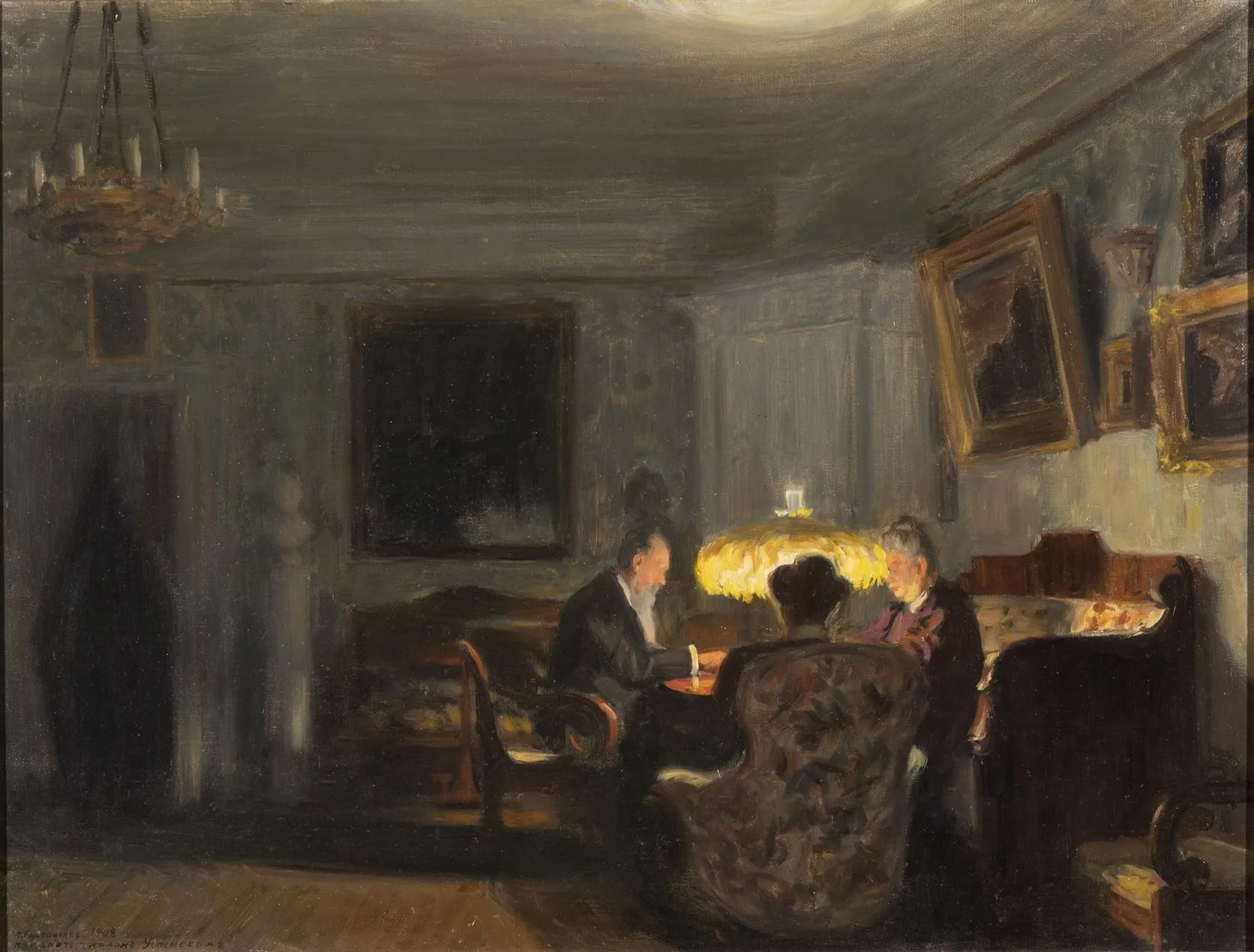 Борис Кустодиев. Групповой портрет семьи Шварц. 1908. Холст, масло.