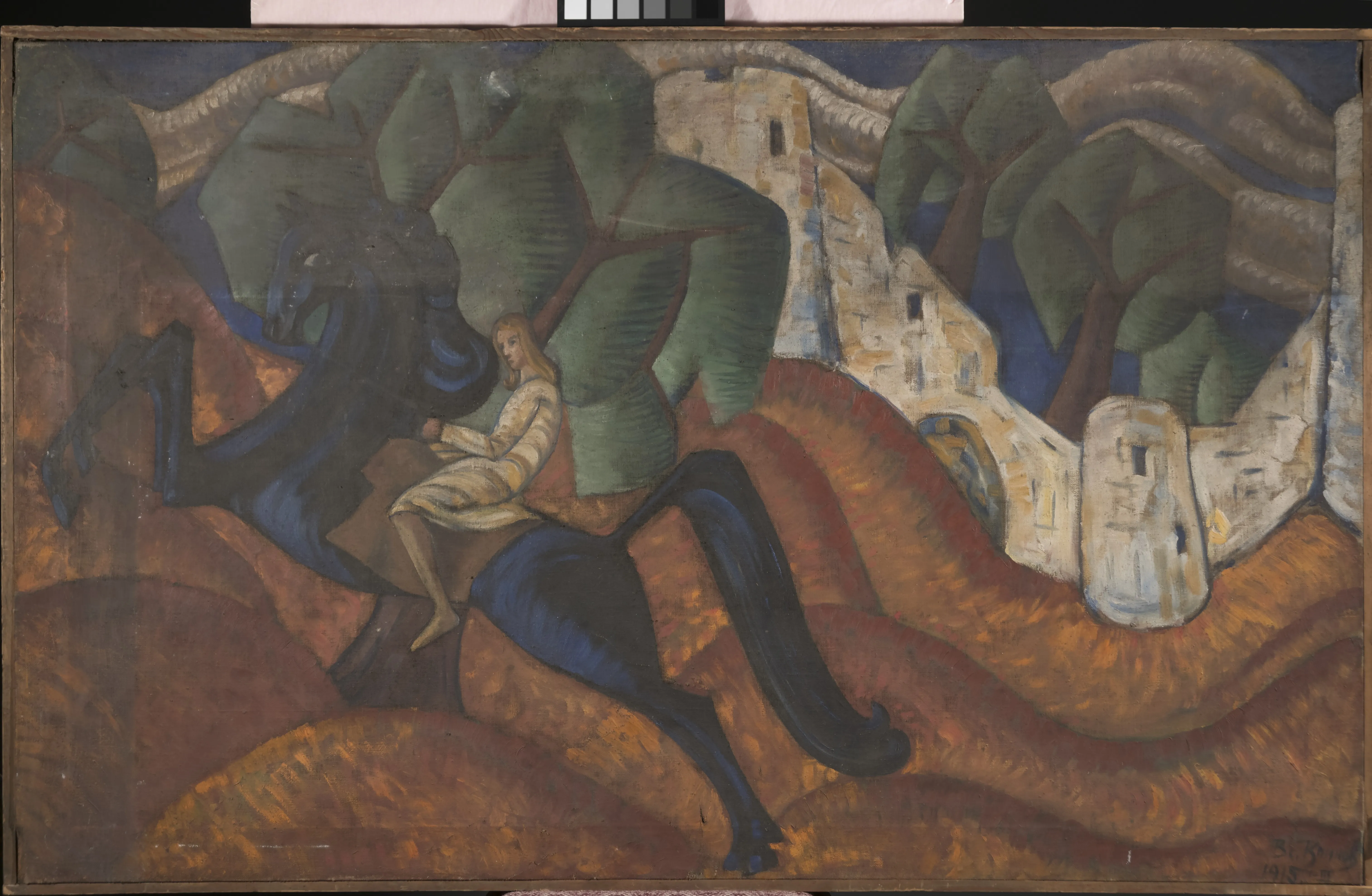 Воинов В.В. Амазонка. 1915. Холст, масло.