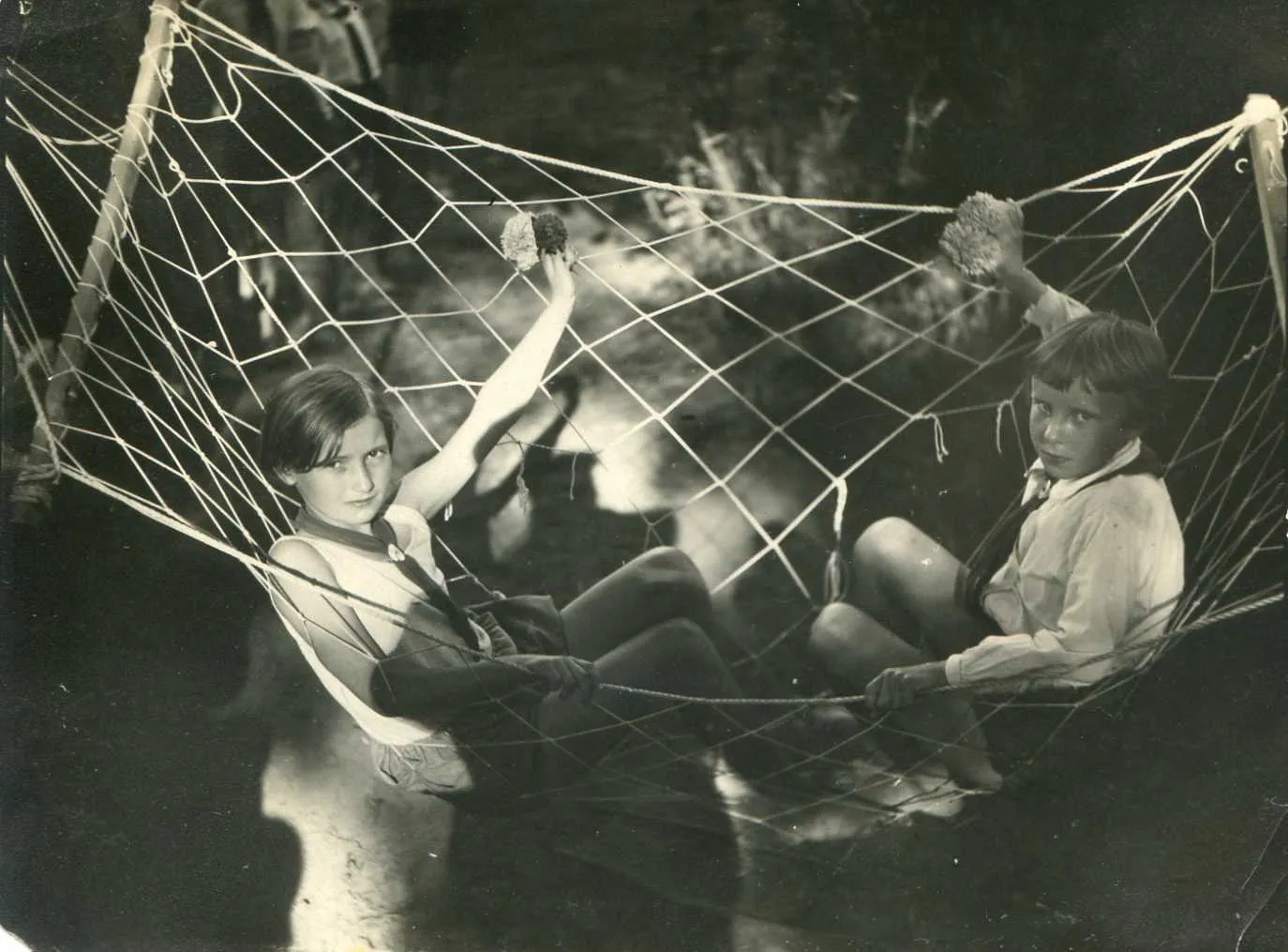 Неизвестный фотограф. Пионерский лагерь в Шлиссельбурге. 1930-е