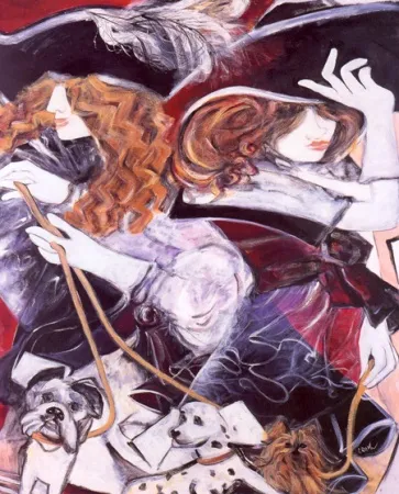 Лучшие друзья. 2007. Холст, акрил. 152,5 х 122.