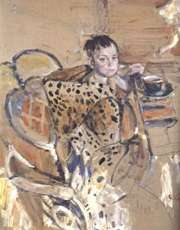Мамин халат. 2010.Холст, масло.120х105
