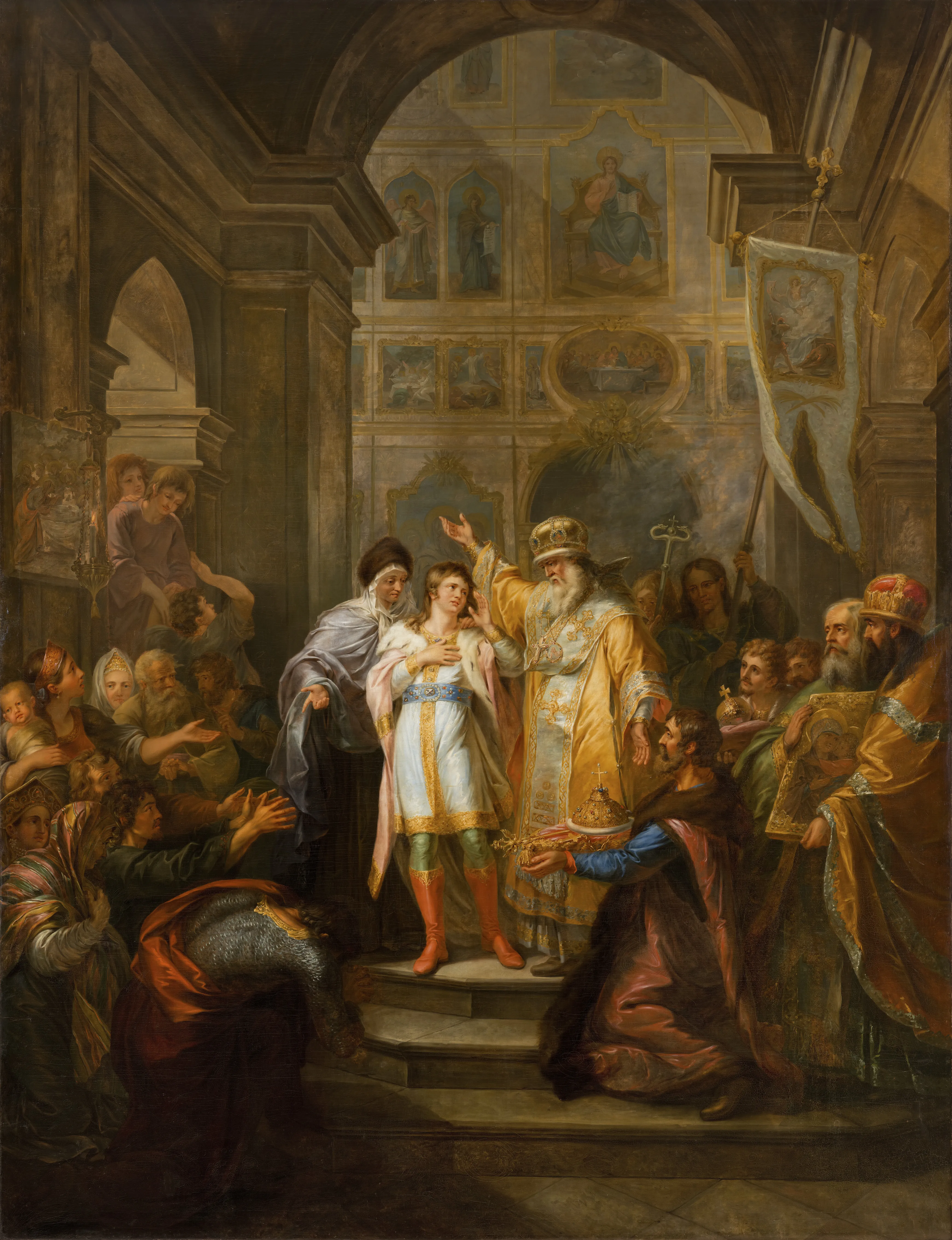 Призвание Михаила Федоровича Романова на царство 14 марта 1613 года. 1799