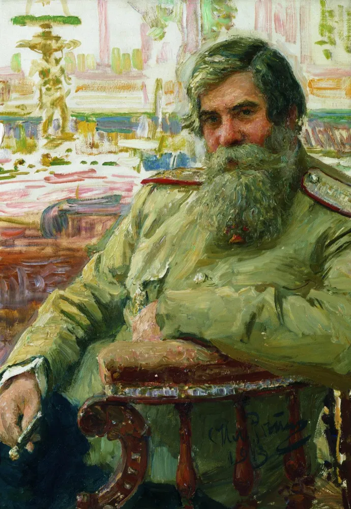 И. Е. Репин. Портрет невропатолога и психиатра Владимира Михайловича Бехтерева (1857-1927). 1913. Холст, масло. ГРМ