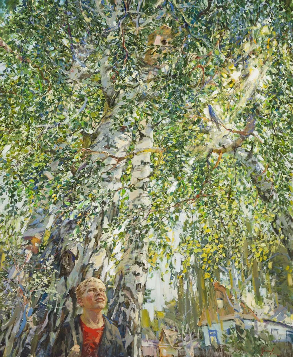 Г. Гукасов. Смерть дерева. Крона. 2022. Холст, масло