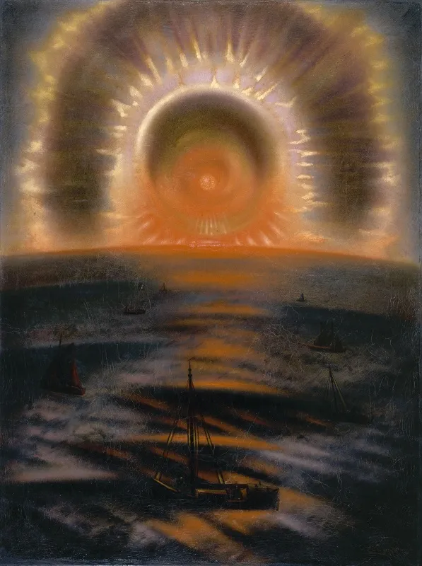 К.Н. РЕДЬКО. Полуночное солнце. (Северное сияние). 1925. ГРМ.