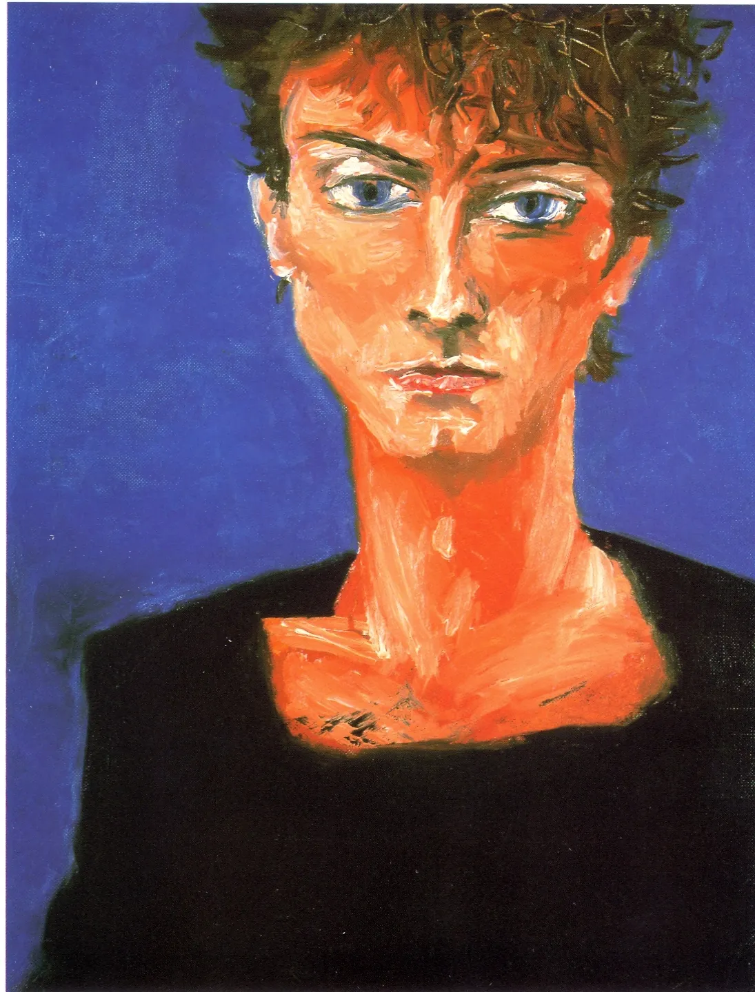 Тимур Новиков. Дориан Грей (Портрет Андрея Крисанова). 1987. Холст, масло. 80 х 60. Собрание Марии Новиковой, Санкт-Петербург