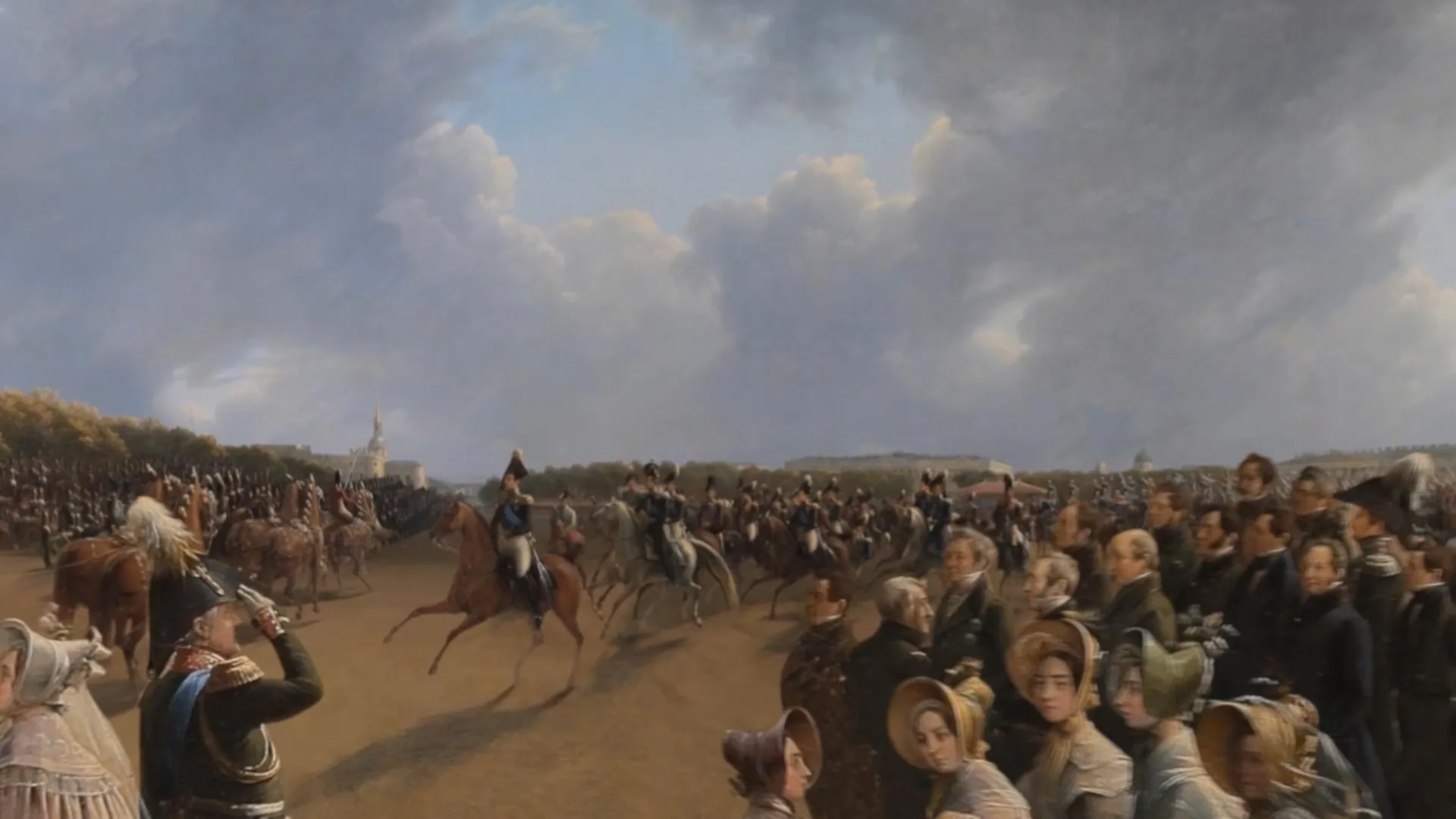 Г. Чернецов. Парад на Царицыном лугу