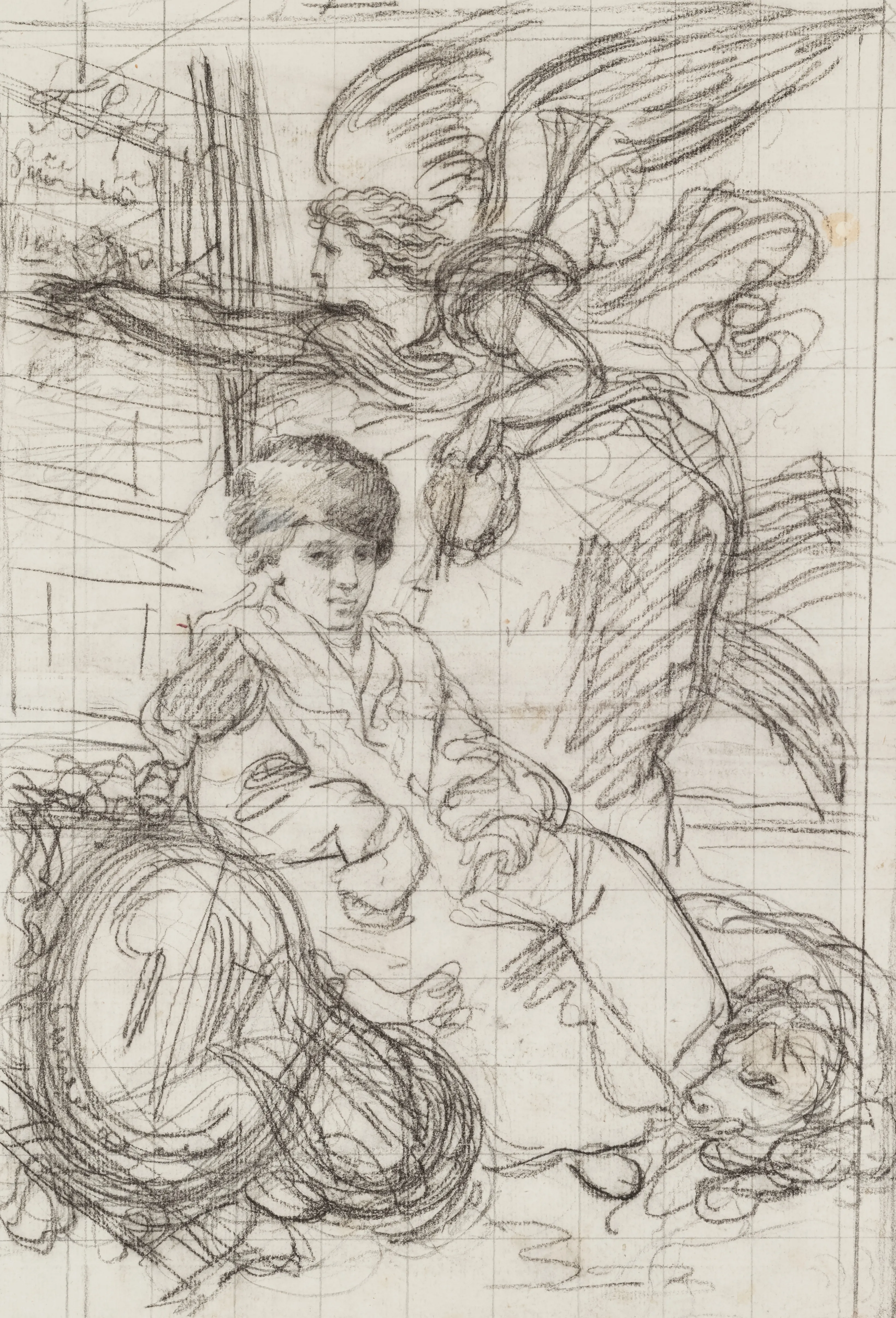 А.Е. Егоров. Портрет Г. Р. Державина. Эскиз. Не ранее 1807. ГРМ