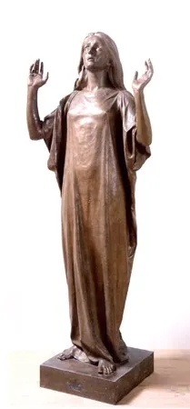 Святая Варвара Великомученица. 1894. Статуя. Бронза. 175х66х45