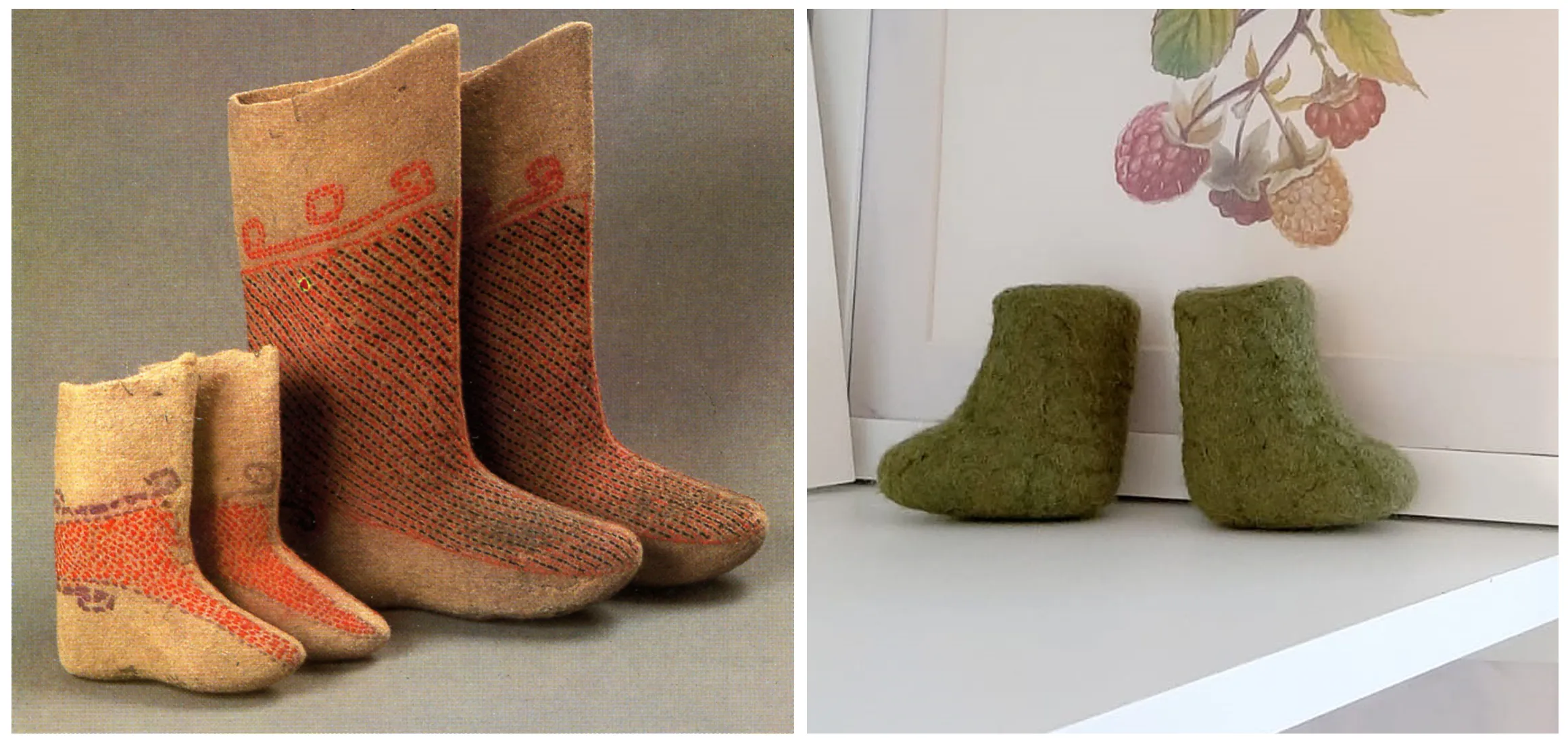 Мастер-класс «Готовь валенки летом»