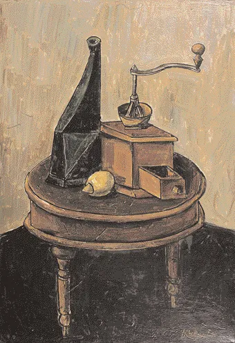 Натюрморт на столике. 1993. Холст, масло. 76 х 56. Частное собрание, Россия