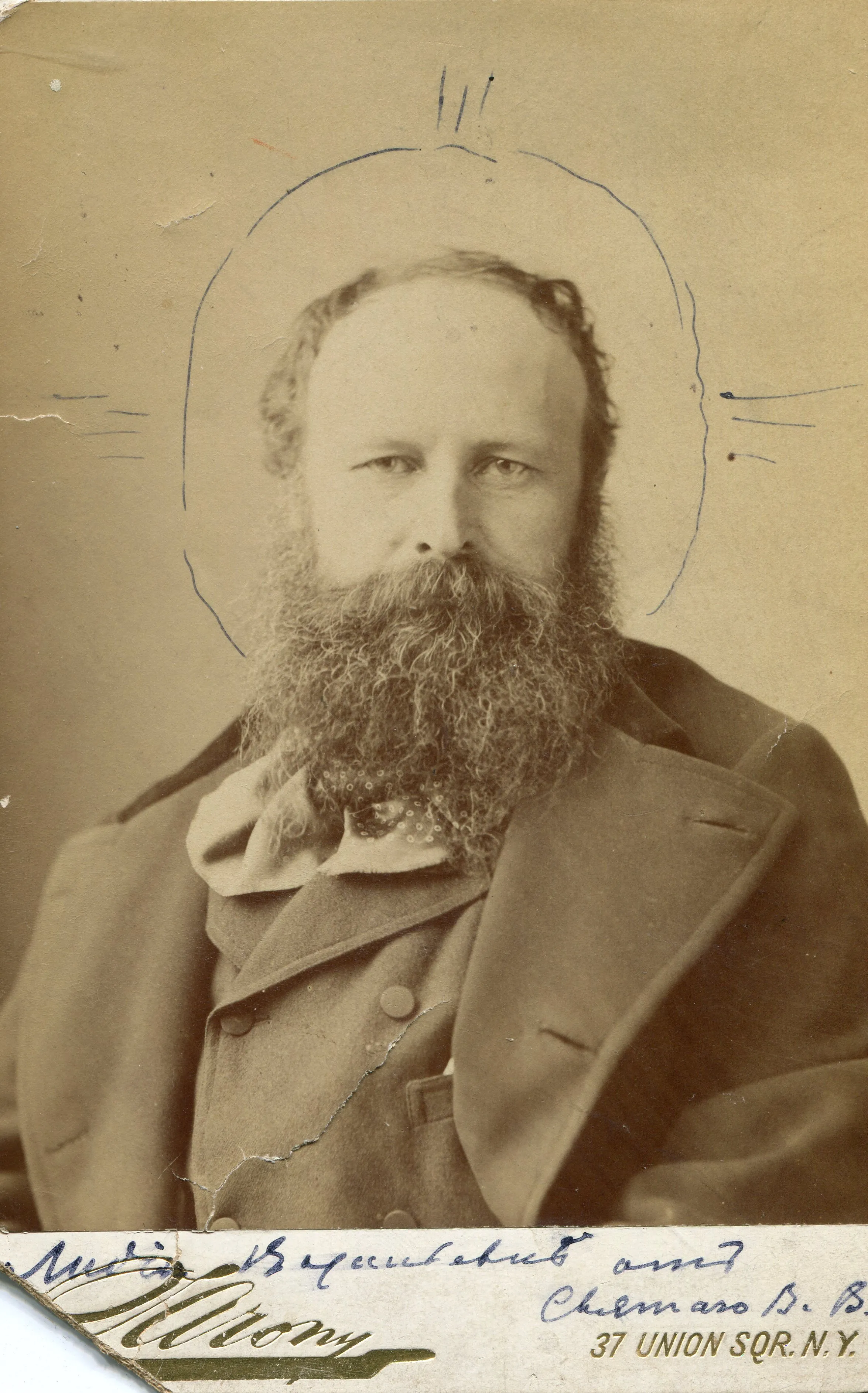 Неизвестный фотограф. Портрет художника В.В. Верещагина. 1888