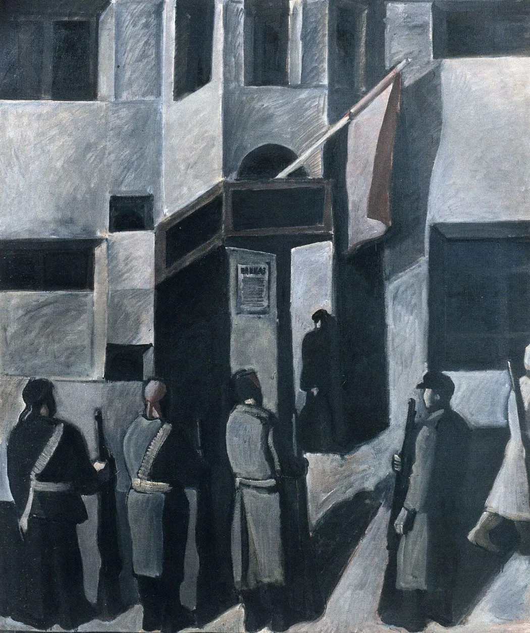 А.В. Васнецов. Добровольцы. 1919. Холст, масло. ГРМ